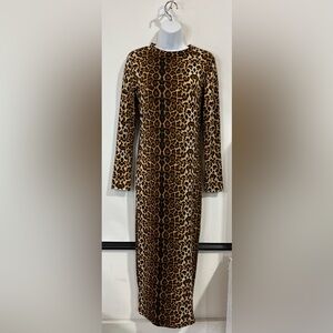 Fashion Love Animal Print‎ BodyCon Dress Size Large New with tags